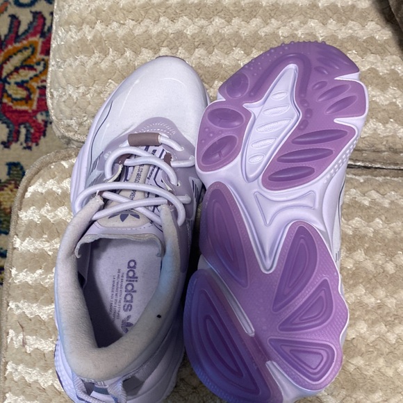 adidas women’s ozweego purple running shoes - Picture 4 of 6